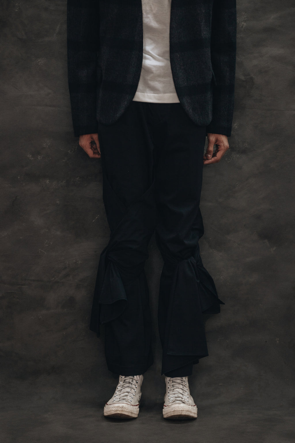 Pantalones de tiras - Negro