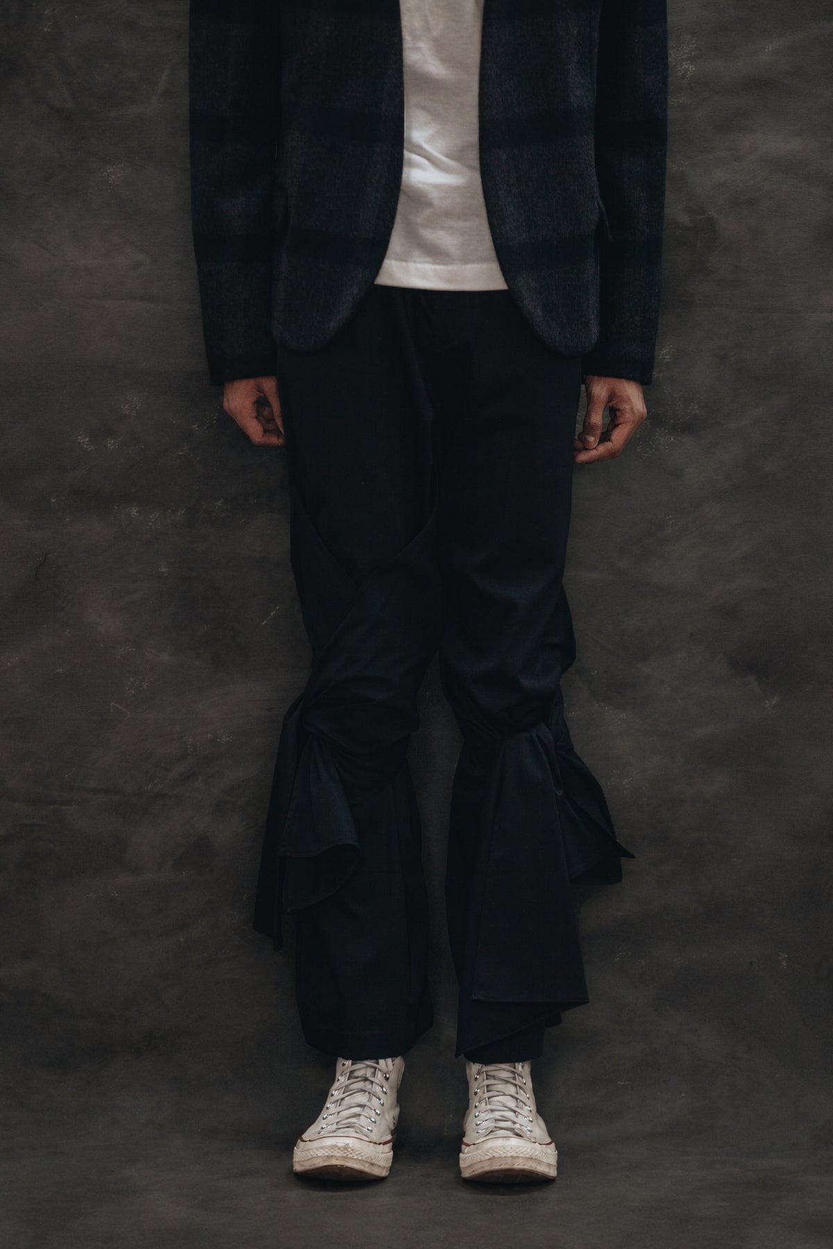 Pantalones de tiras - Negro