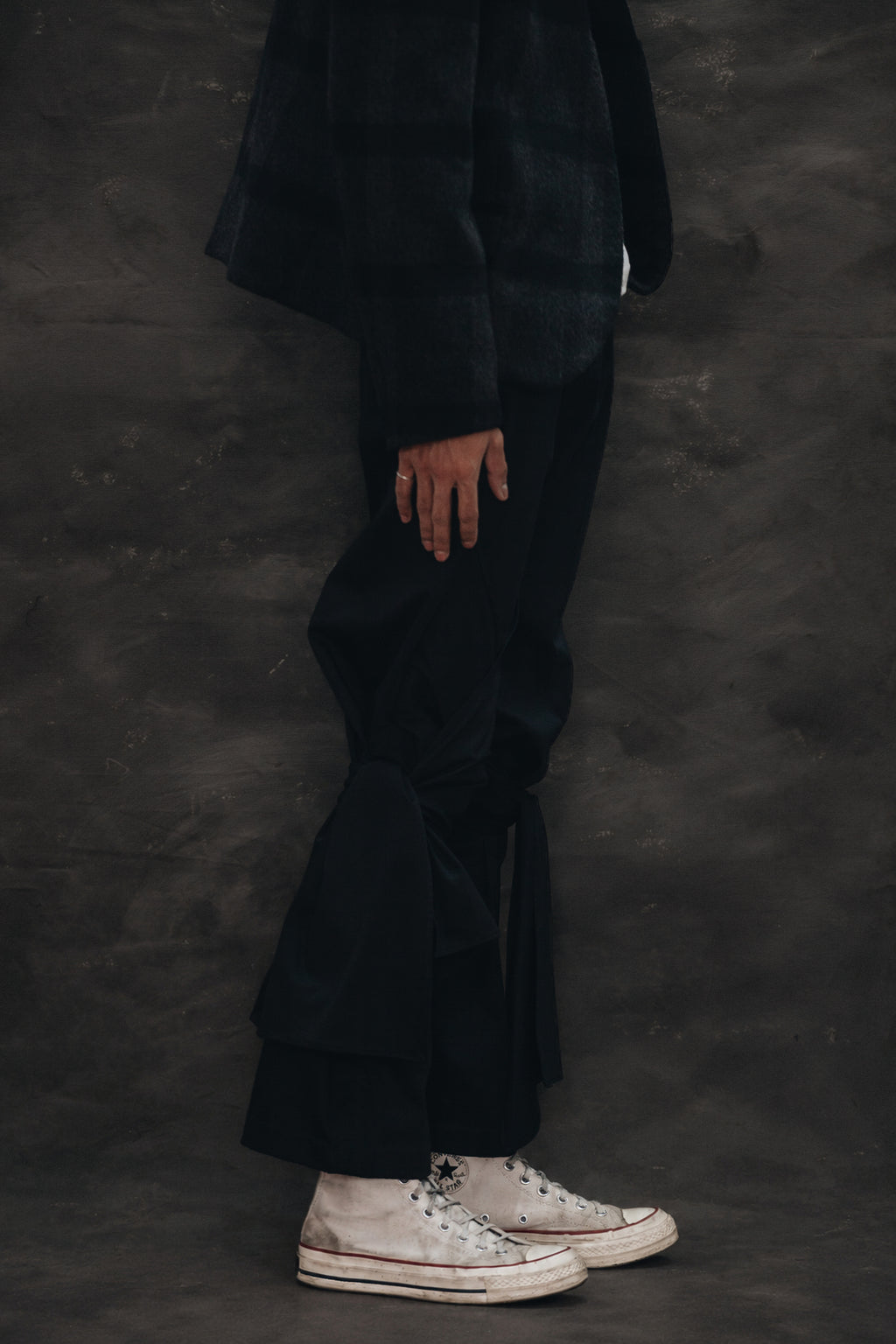 Pantalones de tiras - Negro