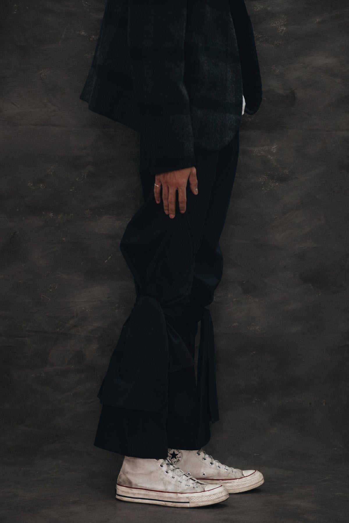 Pantalones de tiras - Negro