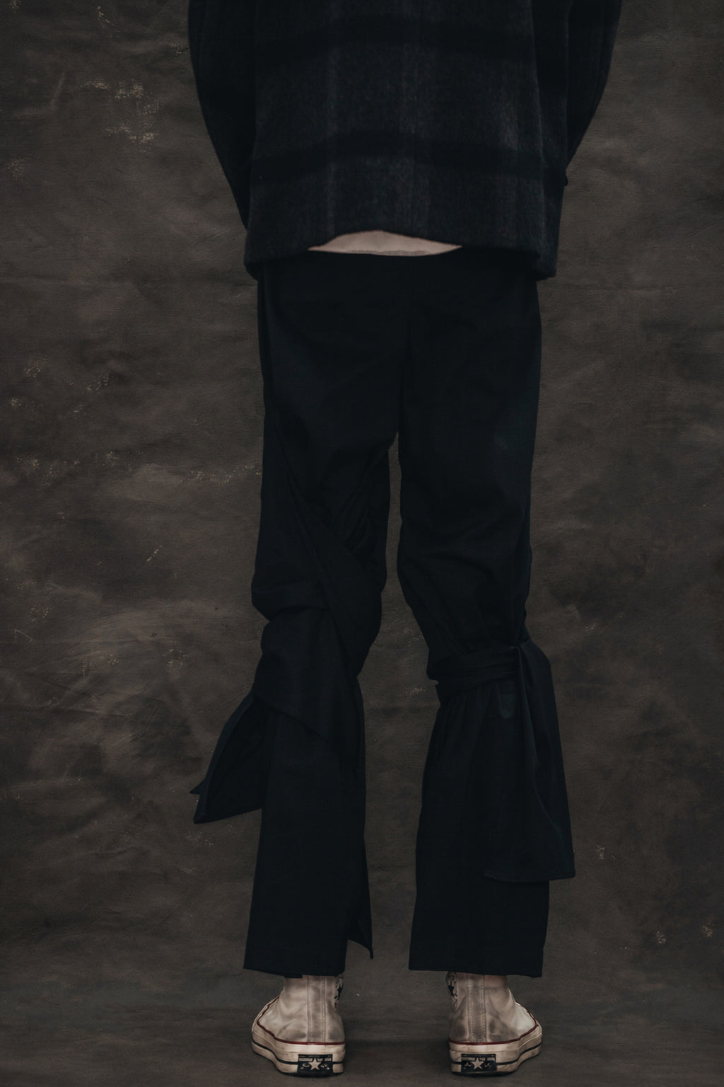 Pantalones de tiras - Negro