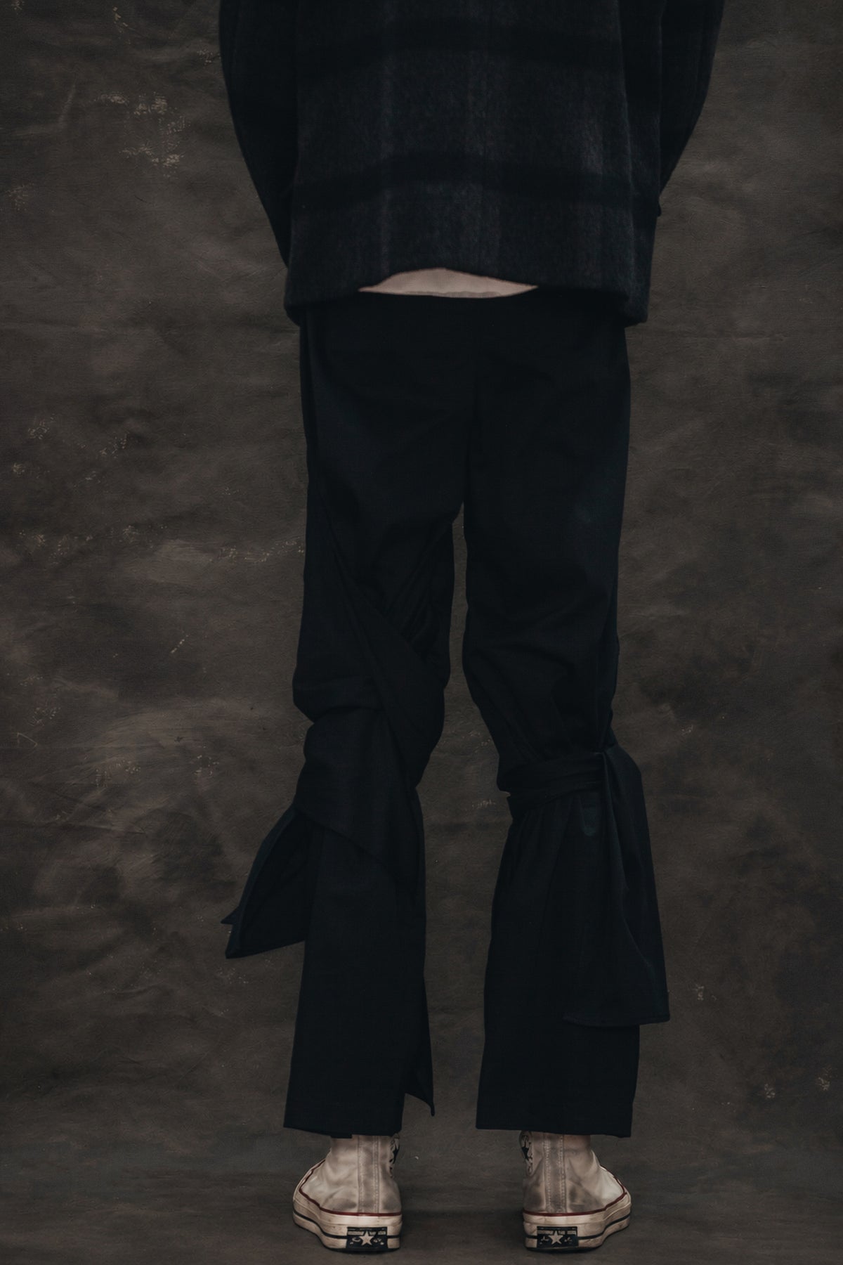 Pantalones de tiras - Negro