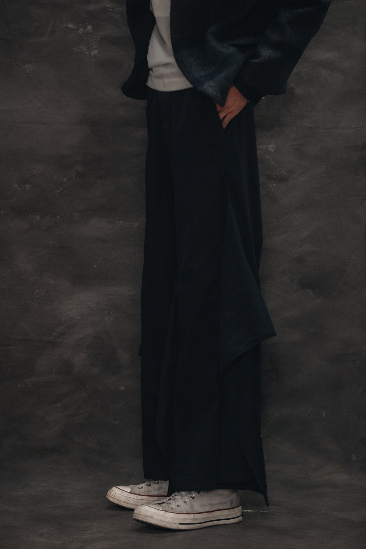 Pantalones de tiras - Negro