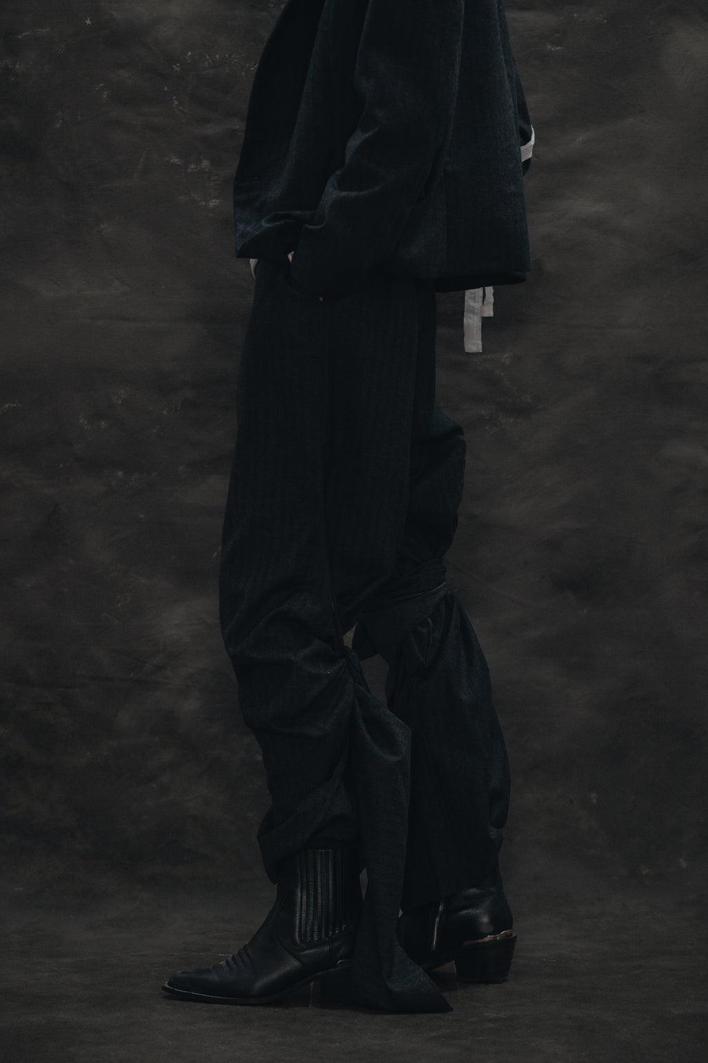 Pantalones de tiras - Gris Rayado