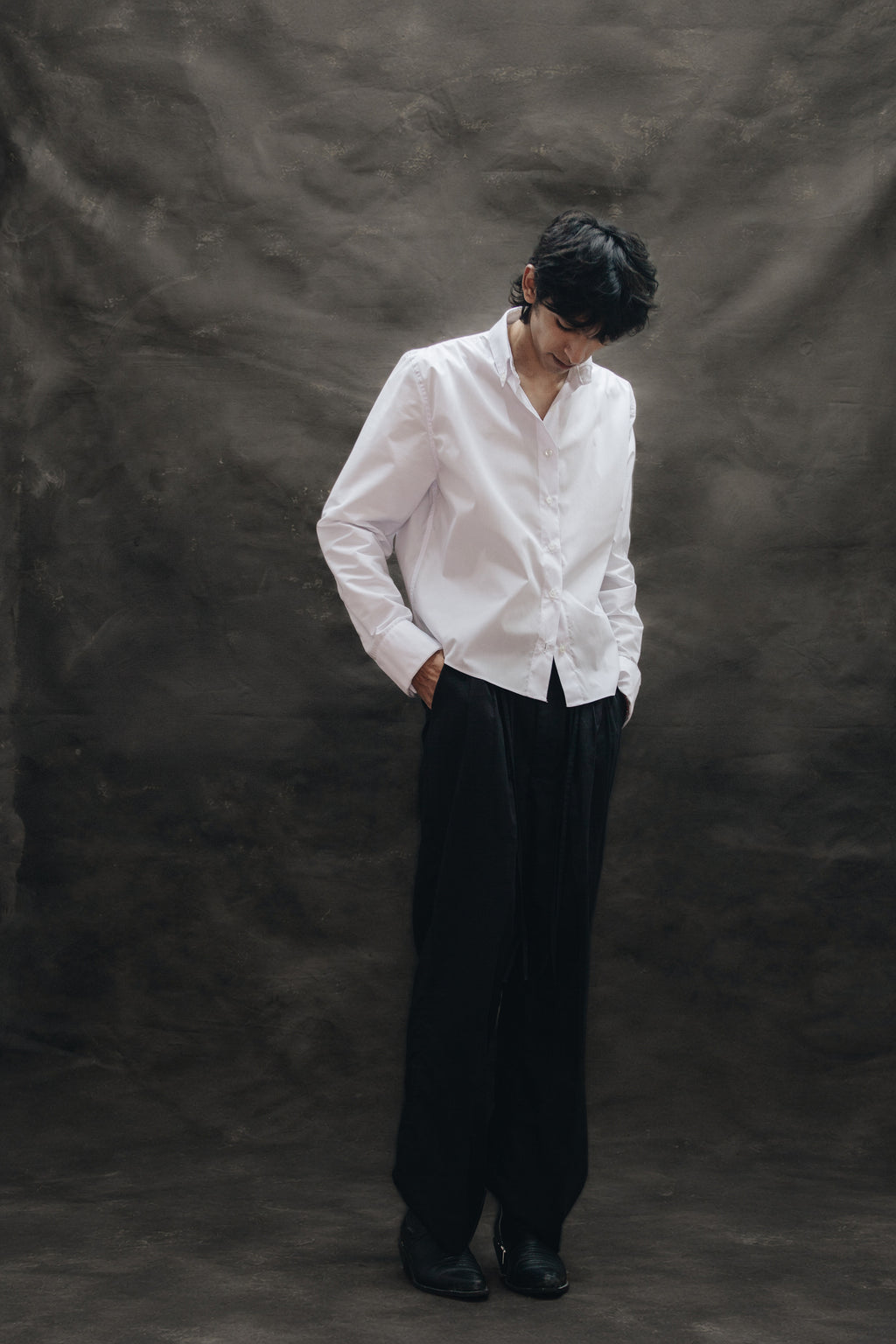 Camisa de Tablones Blanca