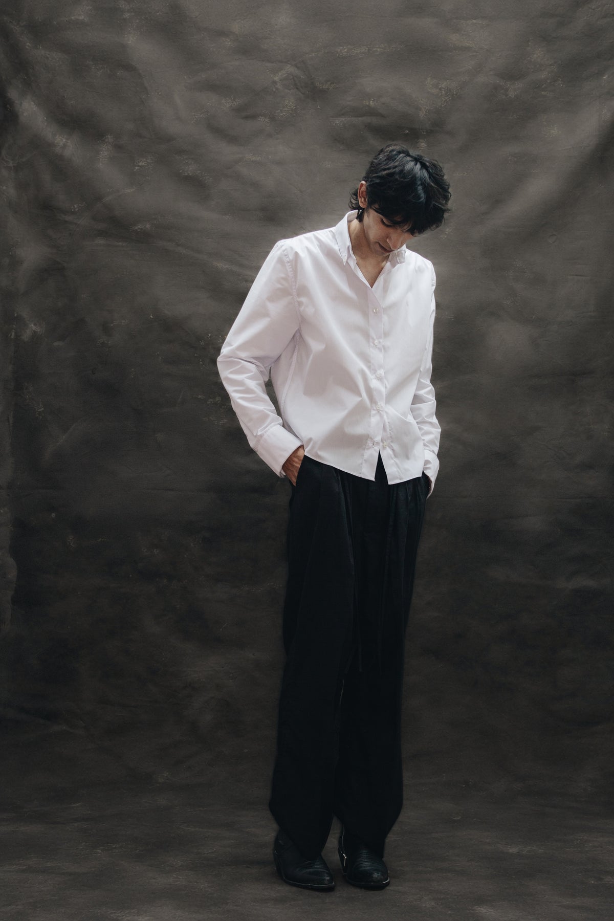 Camisa de Tablones Blanca