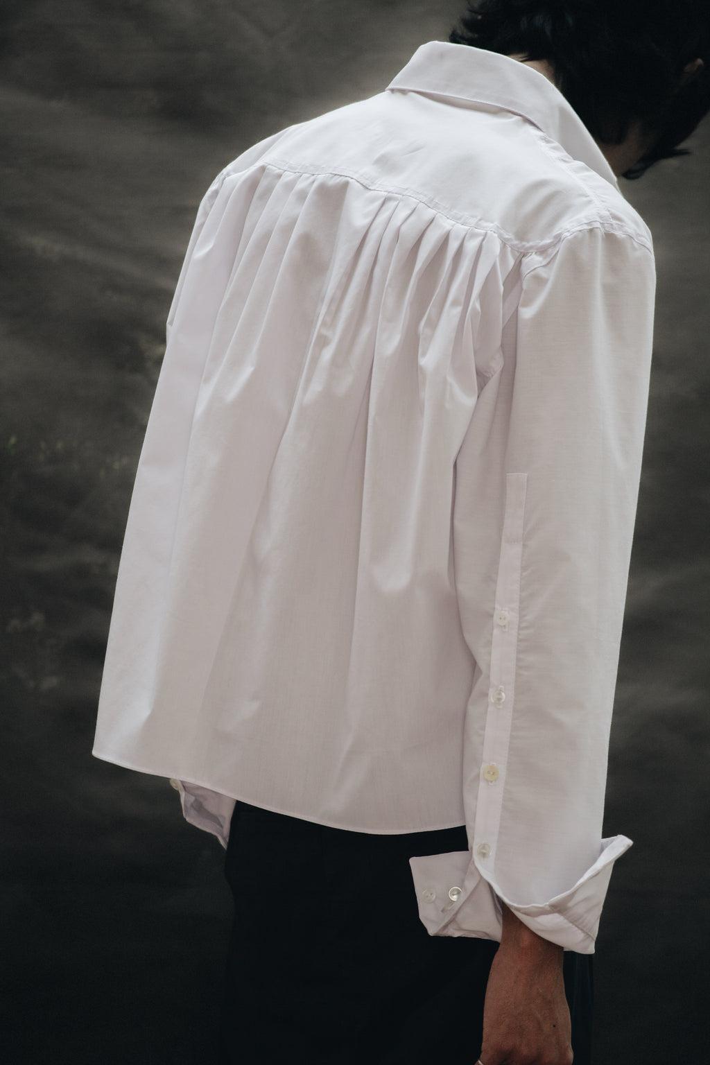 Camisa de Tablones Blanca