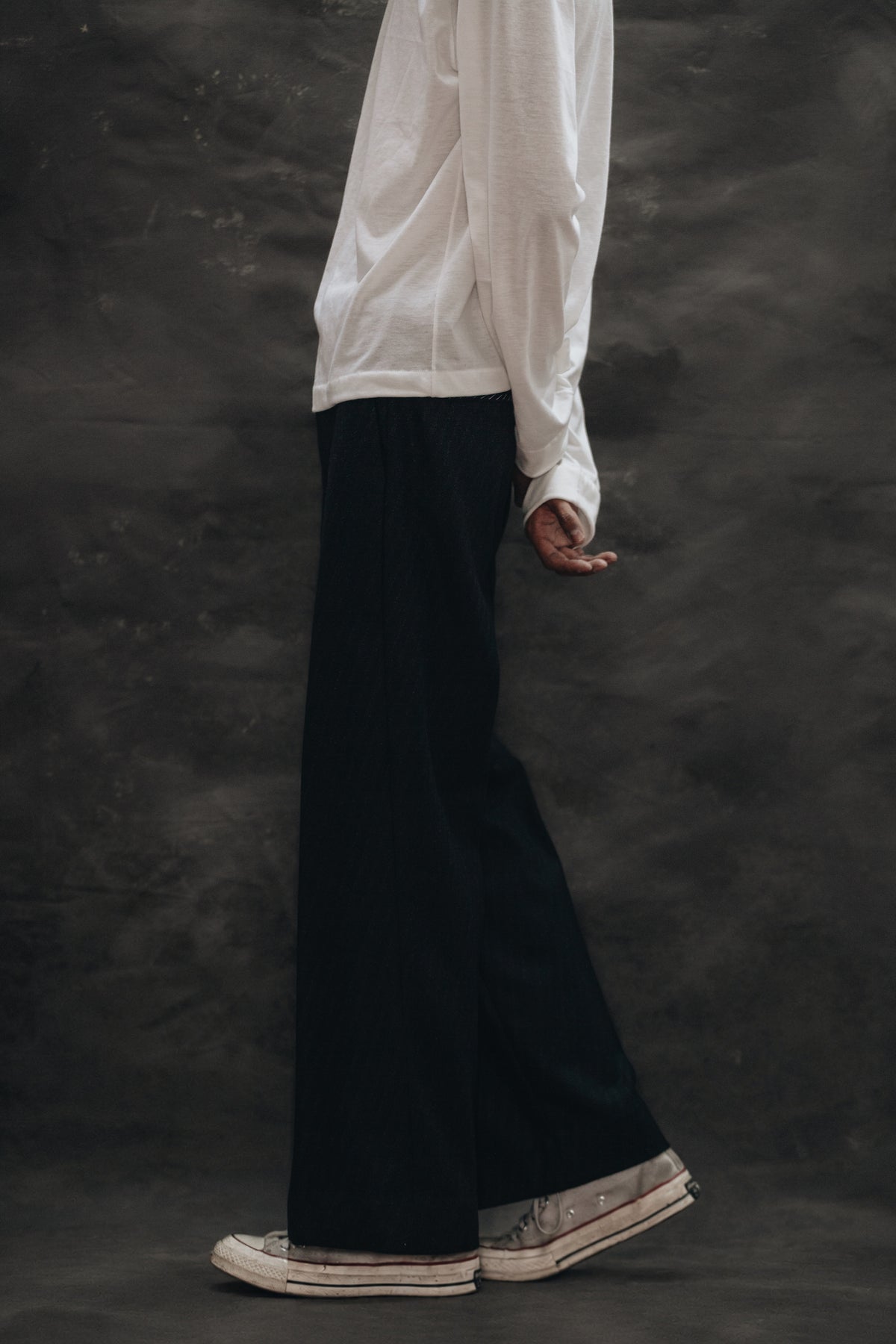 Pantalon de Rayas al sesgo